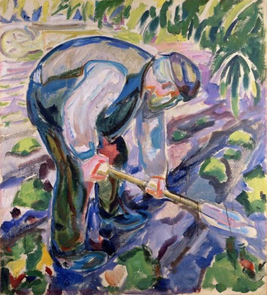 Man Digging by Edvard Munch