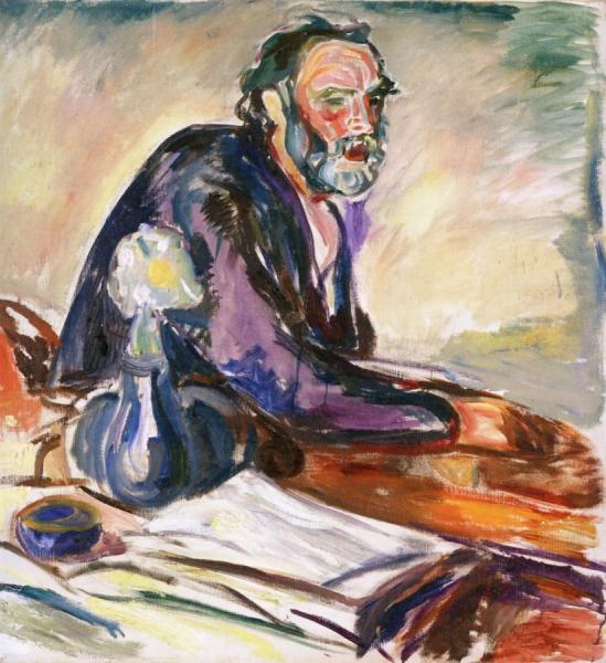 Man With Bronchitis by Edvard Munch