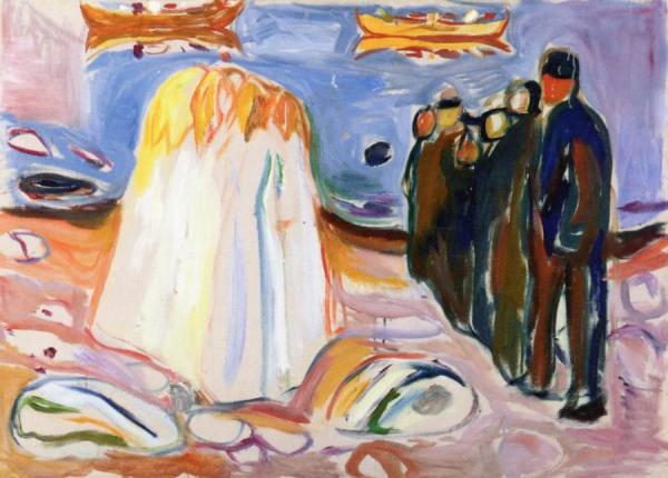 Meeting by Edvard Munch