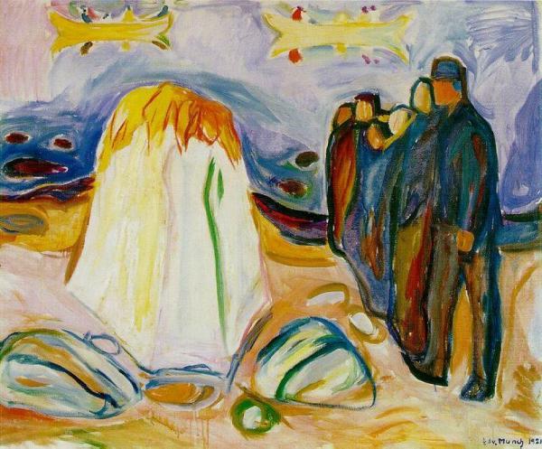 Meeting by Edvard Munch