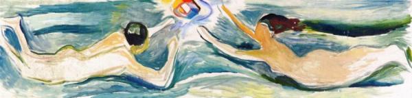 Meeting In Space by Edvard Munch