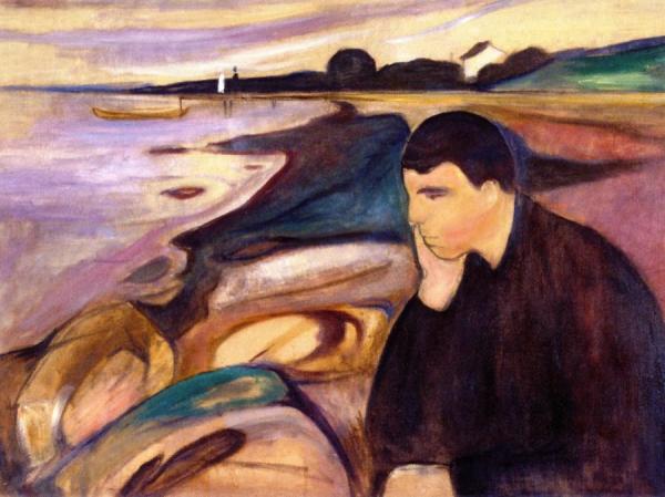 Melancholy by Edvard Munch