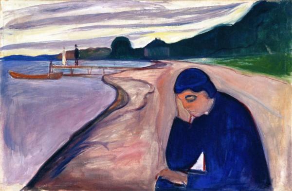 Melancholy by Edvard Munch Oil Painting Reproductions