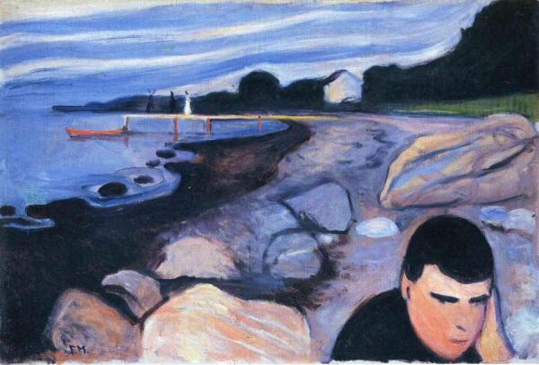 Melancholy by Edvard Munch