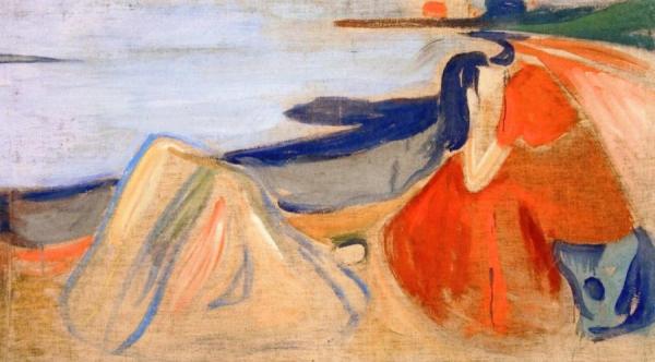 Melancholy (the Reinhardt Frieze) by Edvard Munch