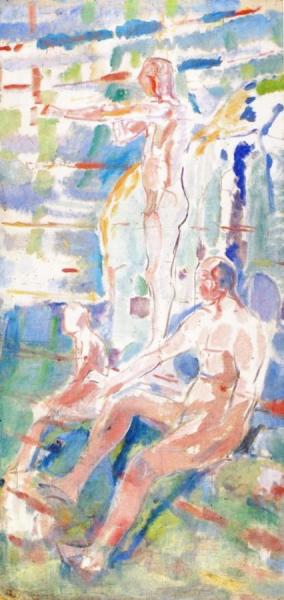 Men Turned Towards The Sun by Edvard Munch