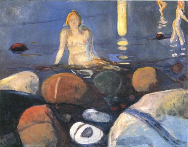Mermaid On The Shore by Edvard Munch
