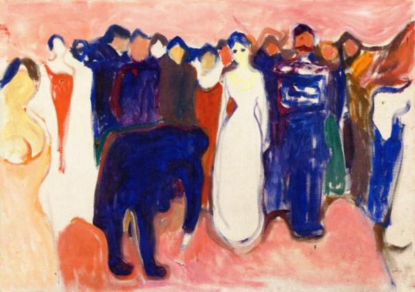 Merry Company by Edvard Munch Oil Painting Reproductions