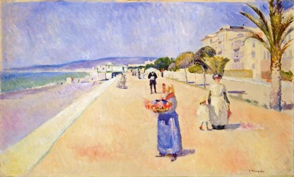 Morning On The Promenade Des Anglais by Edvard Munch