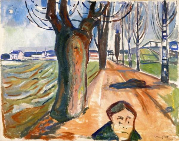 Murder On The Road by Edvard Munch