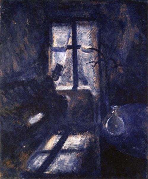 Edvard Munch Night In Saint-cloud