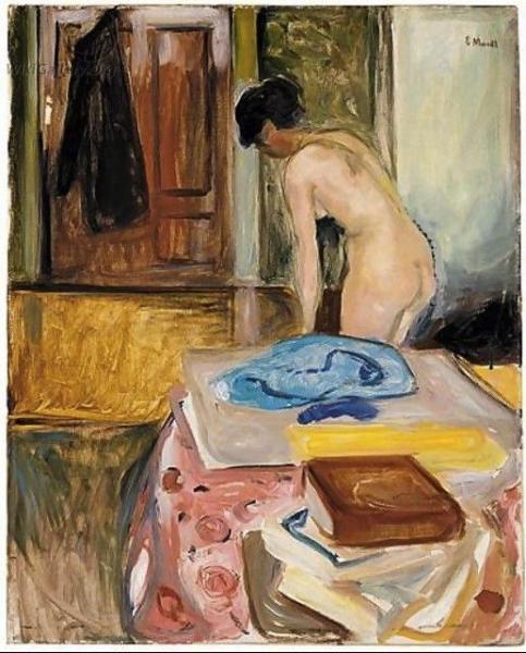 Edvard Munch Nude In An Interior