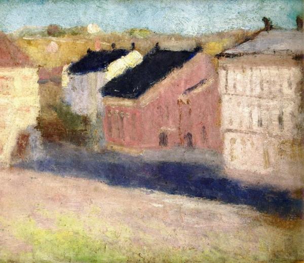 Olaf Rye's Square Towards South East by Edvard Munch