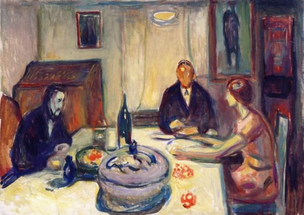 Oslo Bohemians by Edvard Munch