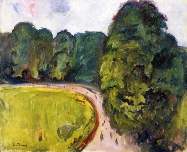 Park In Kösen by Edvard Munch