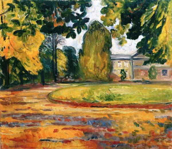 Park In Kösen by Edvard Munch