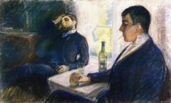 The Absinth Drinkers by Edvard Munch