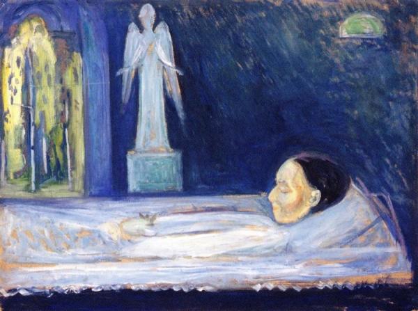The Angel Of Death by Edvard Munch