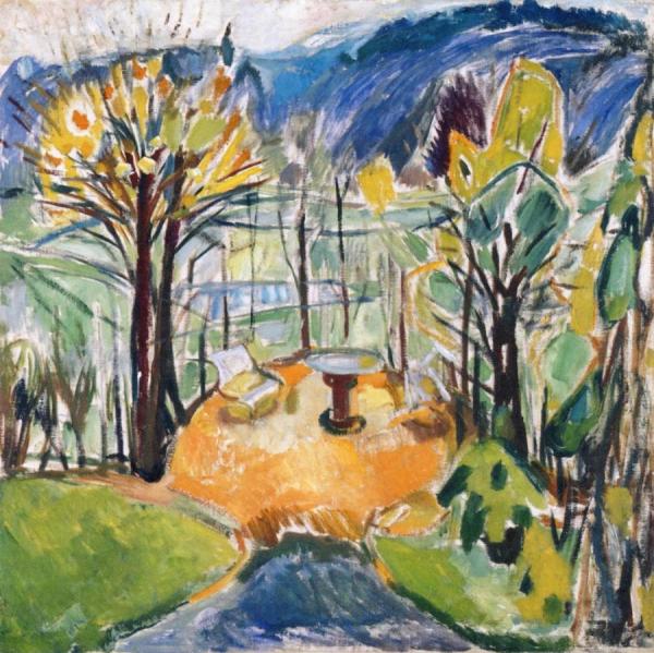 The Arbor In Late Autumn by Edvard Munch