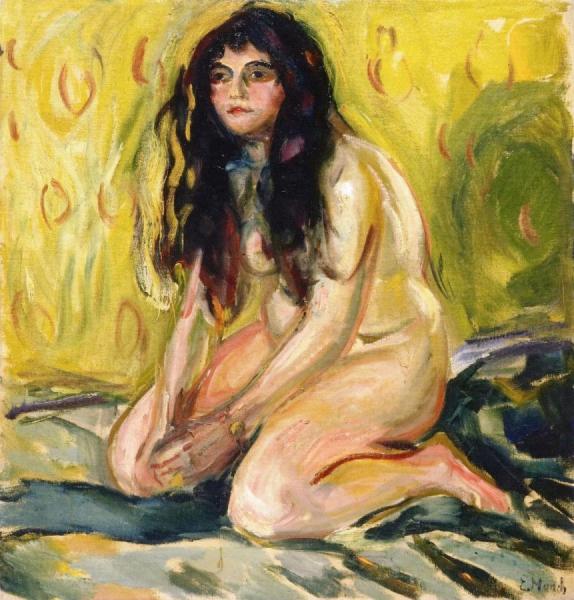 The Cat by Edvard Munch Oil Painting Reproductions