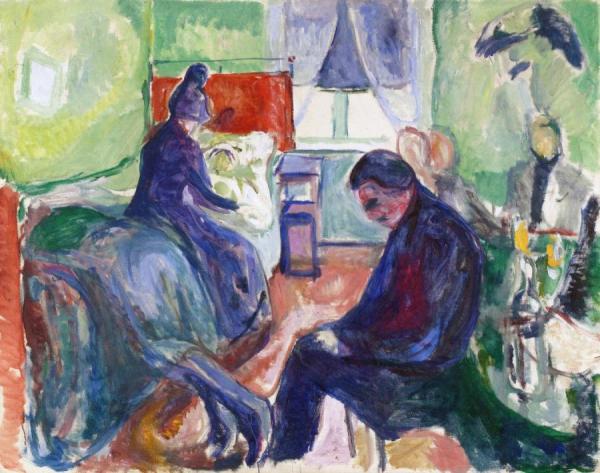 The Death Of The Bohemian by Edvard Munch Oil Painting Reproductions