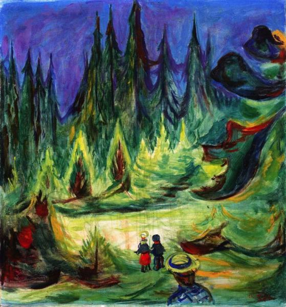 The Enchanted Forest by Edvard Munch