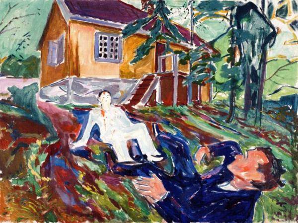 The Fight by Edvard Munch