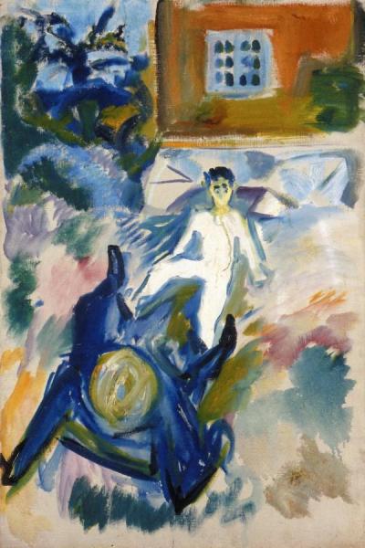 The Fight by Edvard Munch