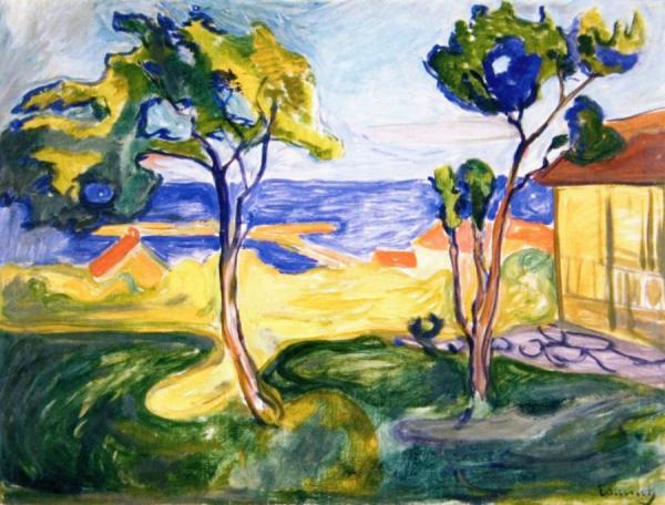 The Garden In Asgardstrand by Edvard Munch