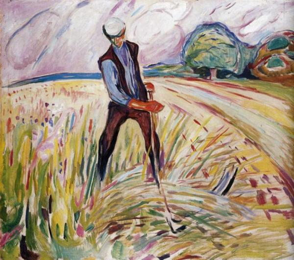 The Haymaker by Edvard Munch
