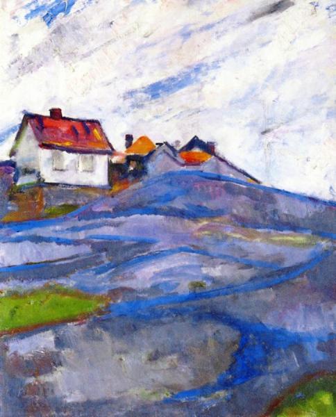 The House In The Skerries by Edvard Munch