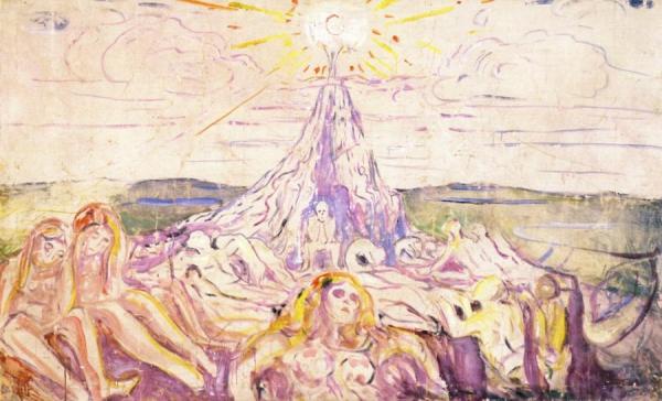 The Human Mountain by Edvard Munch Oil Painting Reproductions