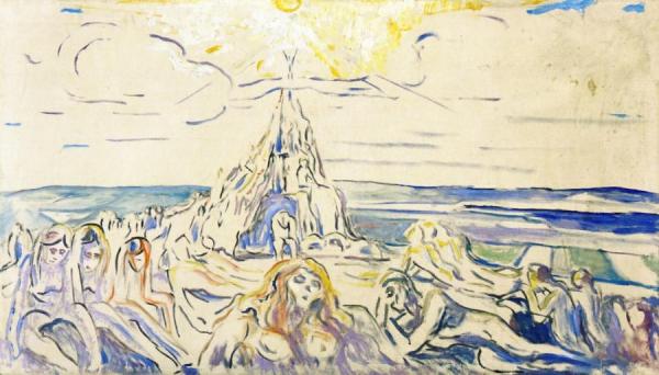 The Human Mountain by Edvard Munch