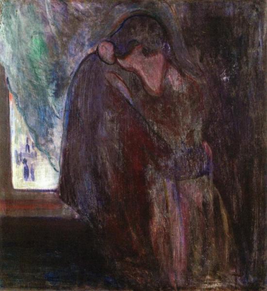 The Kiss by Edvard Munch