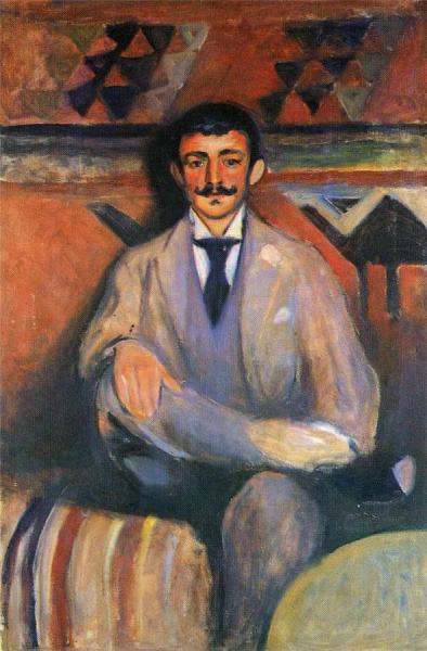 The Painter Jacob Bratland by Edvard Munch
