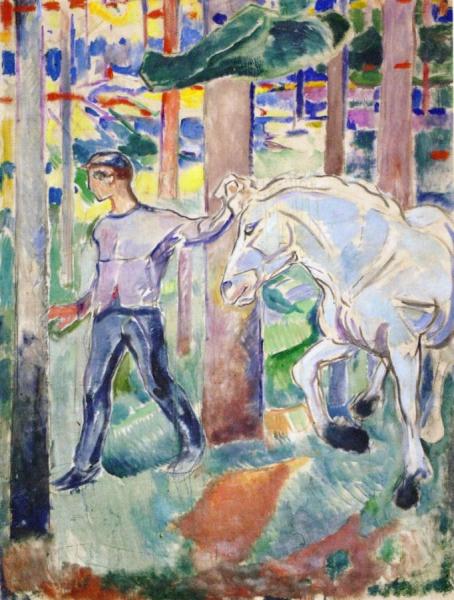 The Pathfinder by Edvard Munch