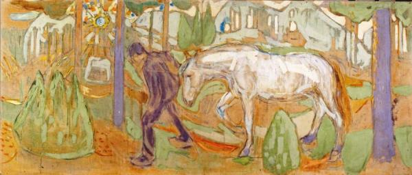 The Pathfinder by Edvard Munch