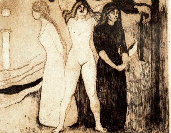 The Women by Edvard Munch