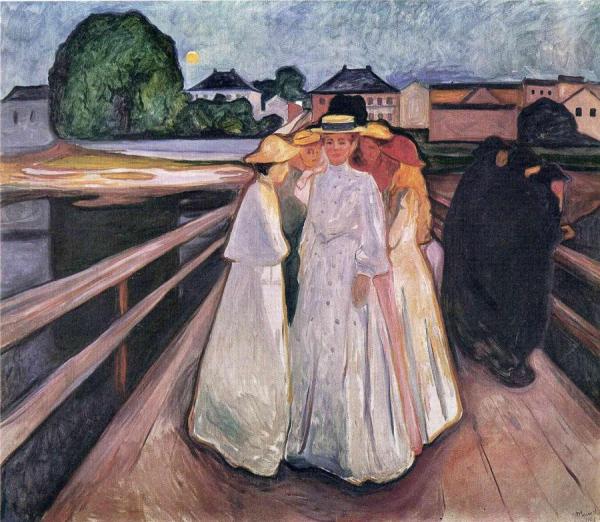 The Women On The Bridge by Edvard Munch