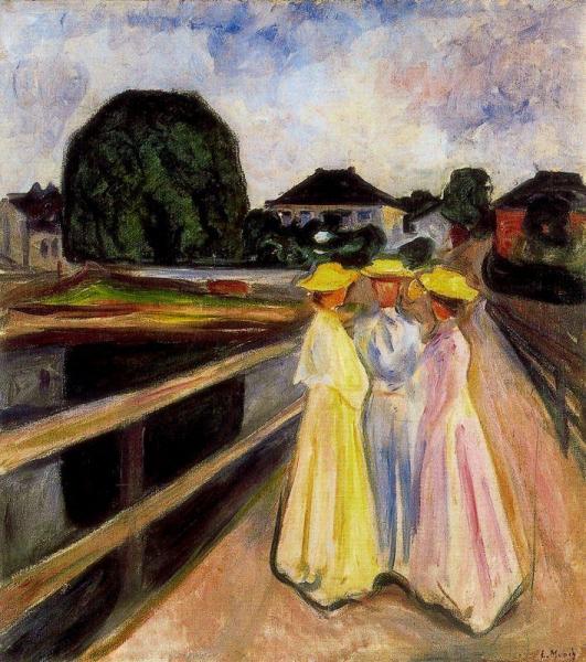 The Women On The Bridge by Edvard Munch