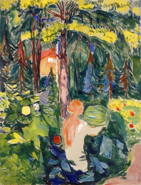 Woman With Pumpkin by Edvard Munch