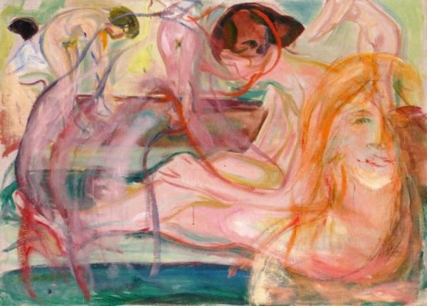 Women In The Bath by Edvard Munch