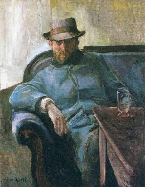 Writer Hans Jaeger by Edvard Munch