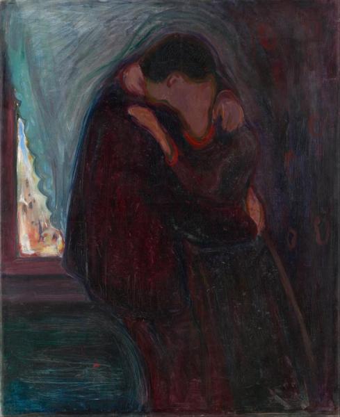 The Kiss, 1897 by Edvard Munch