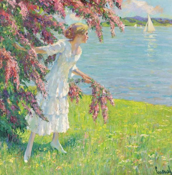 Edward Alfred Cucuel At The Lake