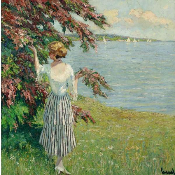Edward Alfred Cucuel At The Lake