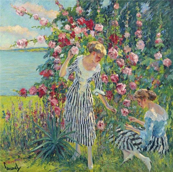 Summer Flowers by Edward Alfred Cucuel Oil Painting Reproductions