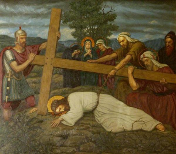 Jesus Falls The Third Time by Edward Arthur Fellowes Prynne