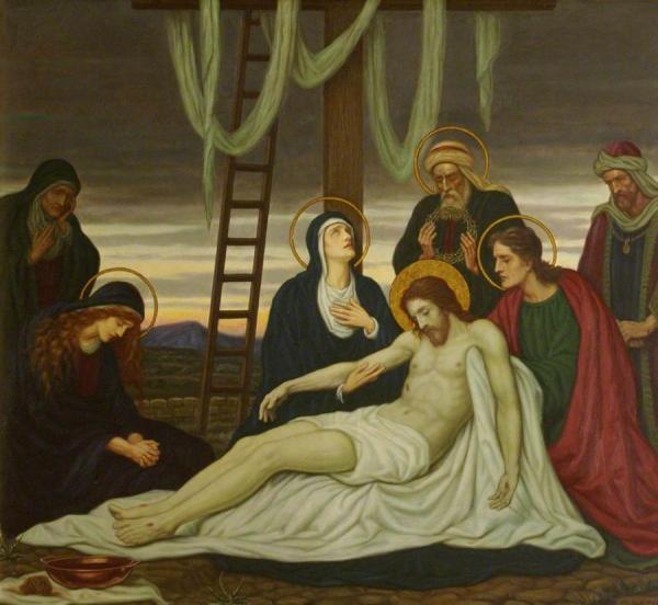 Jesus Is Taken Down From The Cross by Edward Arthur Fellowes Prynne