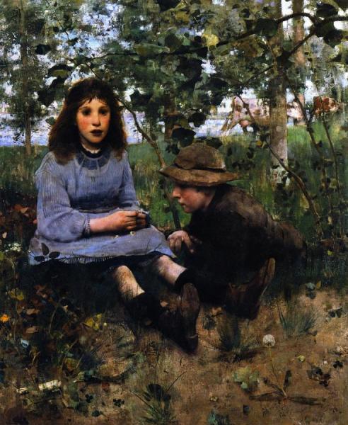 A Daydream by Edward Arthur Walton
